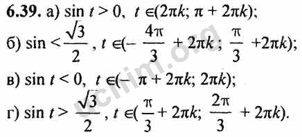 Номер 6.39 - ГДЗ по алгебре 10-11 класс Мордкович