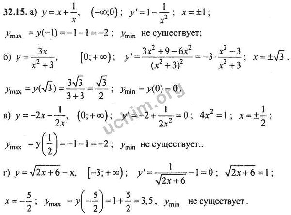 Номер 32.15 - ГДЗ по алгебре 10-11 класс Мордкович