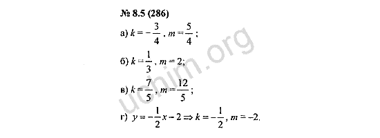Номер 8.5(286) - ГДЗ по алгебре 7 класс Мордкович