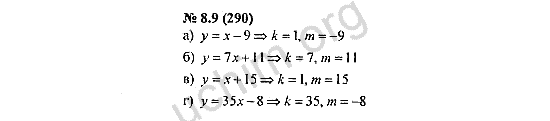 Номер 8.9(290) - ГДЗ по алгебре 7 класс Мордкович