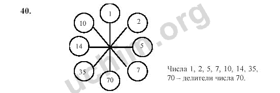 Номер 40 - ГДЗ по математике 6 класс Виленкин 2000-2004
