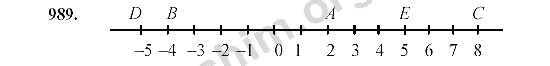 Номер 989 - ГДЗ по математике 6 класс Виленкин 2000-2004