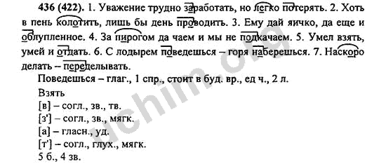 Номер 436 - ГДЗ по русскому языку 5 класс Ладыженская 2013
