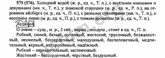 Номер 575 - ГДЗ по русскому языку 5 класс Ладыженская 2013
