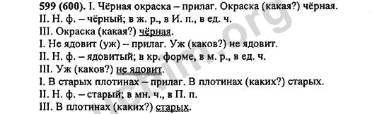 Номер 599 - ГДЗ по русскому языку 5 класс Ладыженская 2013