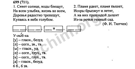 Номер 699 - ГДЗ по русскому языку 5 класс Ладыженская 2013