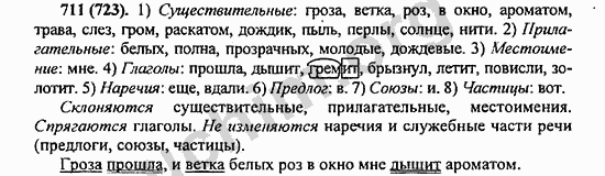 Номер 711 - ГДЗ по русскому языку 5 класс Ладыженская 2013