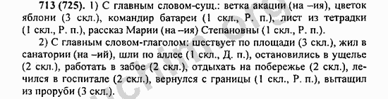 Номер 713 - ГДЗ по русскому языку 5 класс Ладыженская 2013
